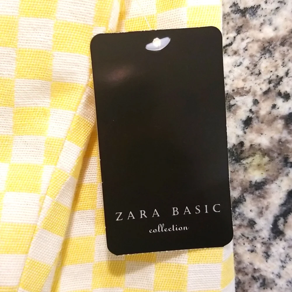 DONATED 03.26 ZARA Checkered Jacket NWT - Picture 6 of 16